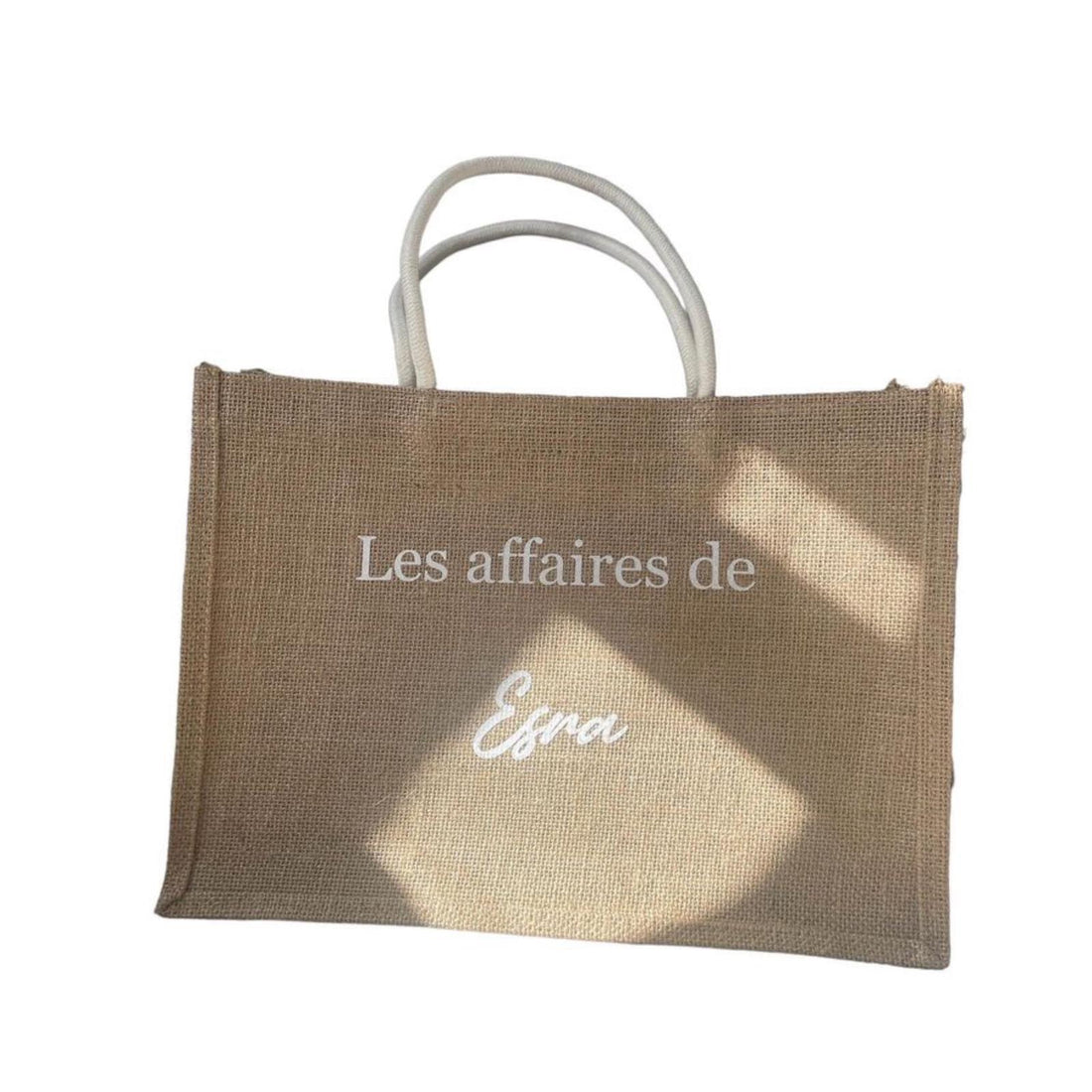 Sac en jute personnalisé - Beautycreative shop